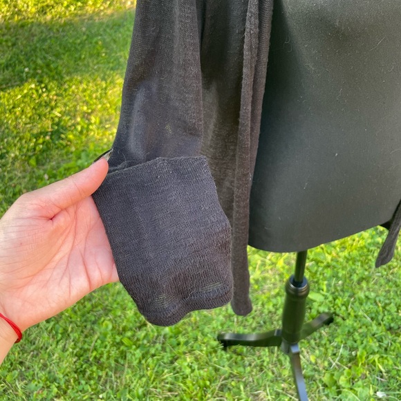 Divided Black Cardigan - Picture 2 of 8